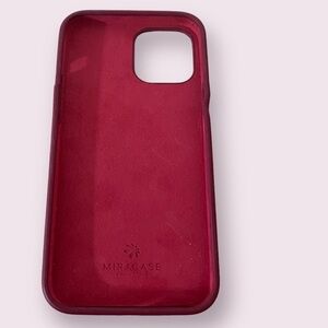 Miracase Maroon Phone Case for iPhone 12 Pro Max